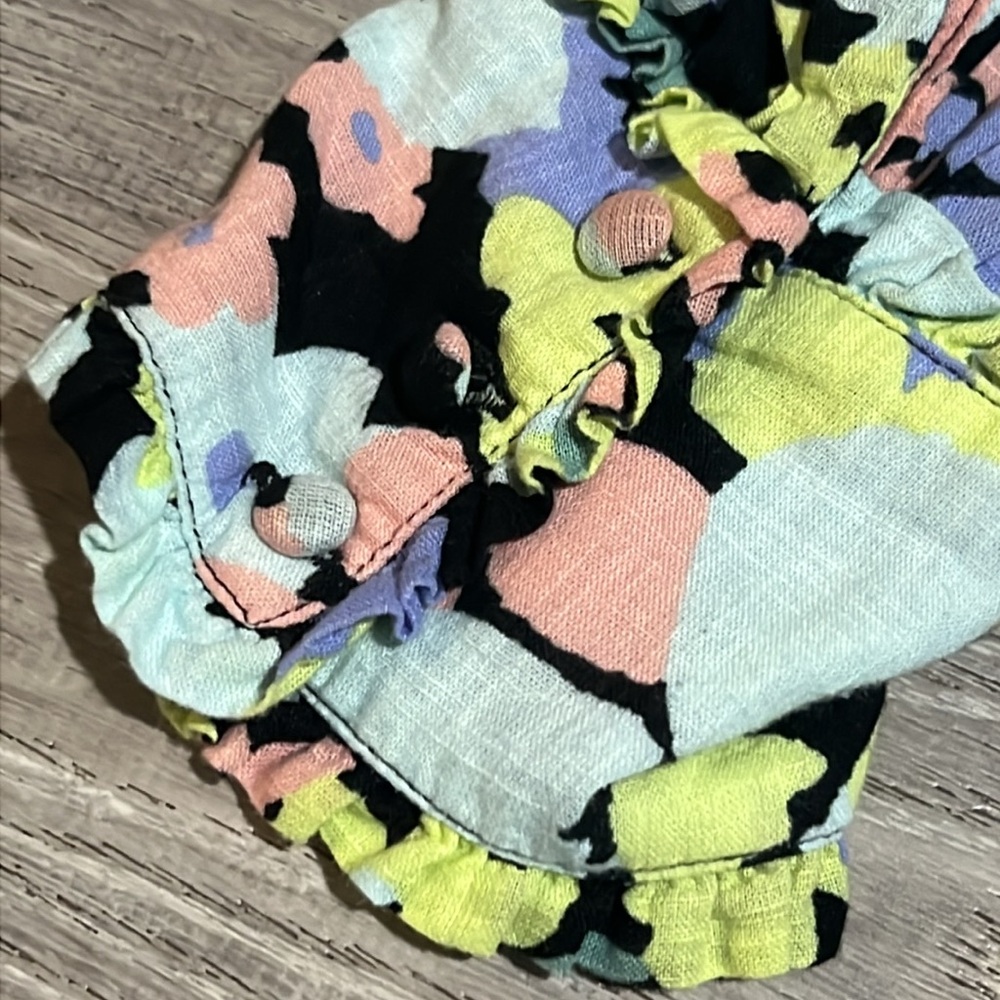 Free People Ariana Smocked Floral Blouse - Picture 4 of 15